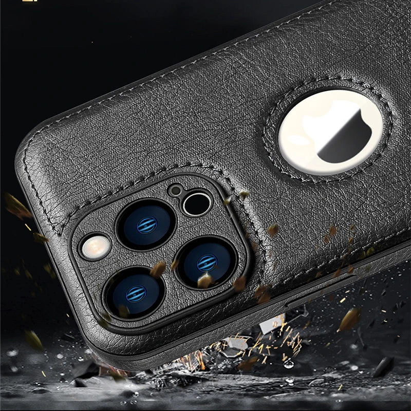 Étui en cuir pour iPhone
