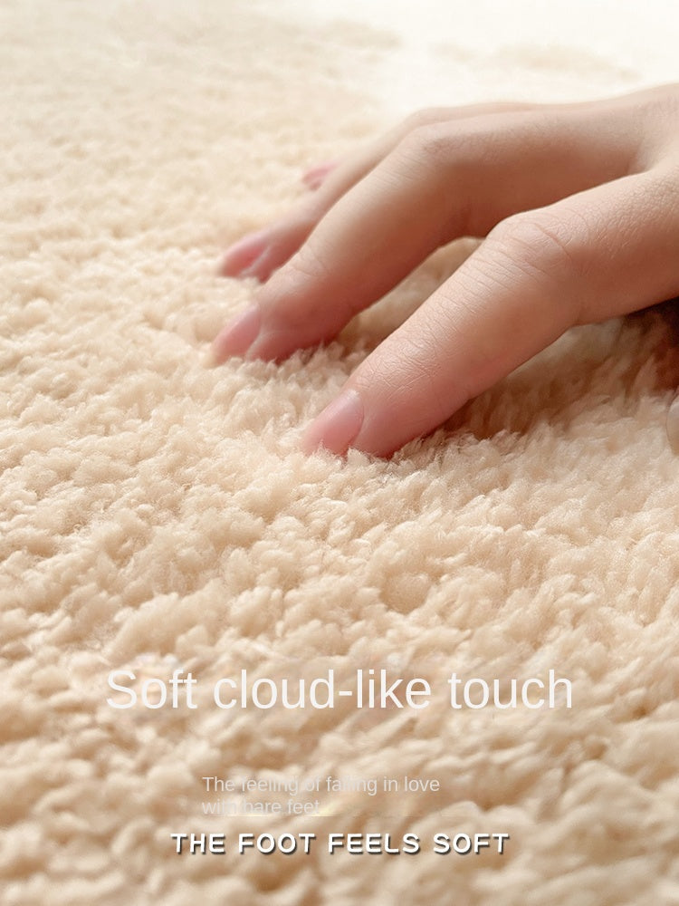 Soft Plush Baby Play Mat for Winter Crawling 30x30cm