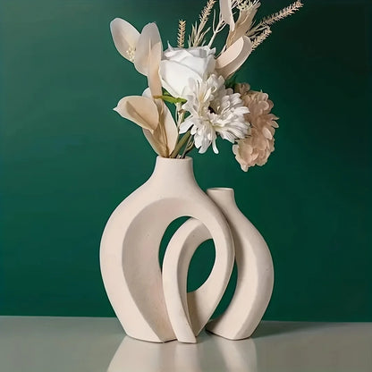 The Loop Collection: Modern Ceramic Vases for a Stylish Home